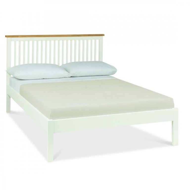 Atlanta two tone low foot end bed frame 